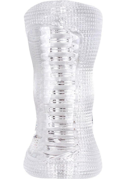 Wet Dreams Handy Man Hand Stroker Textured Clear Sleeve