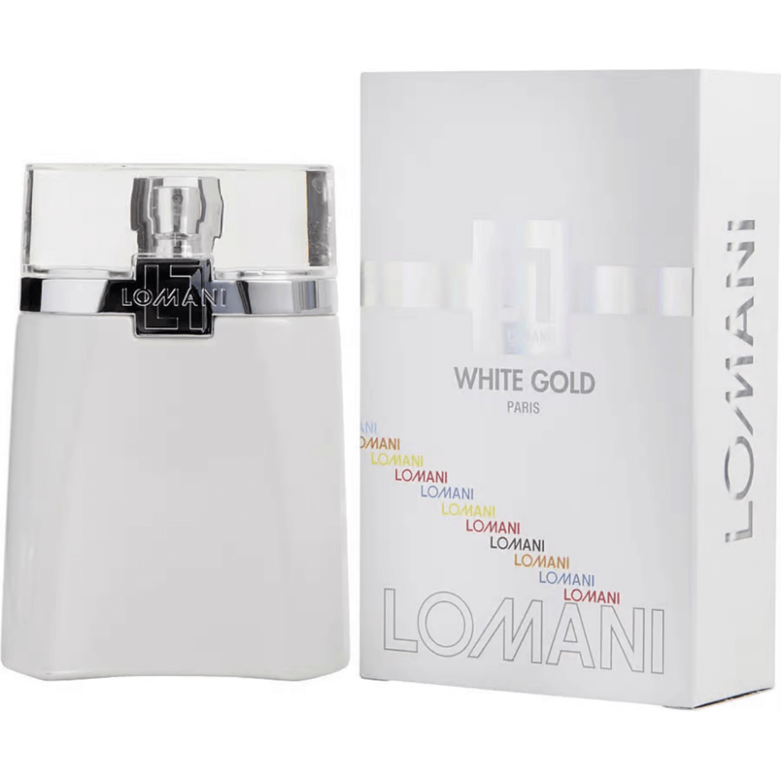 White Gold by Lomani Cologne for Men EDT 3.3 oz