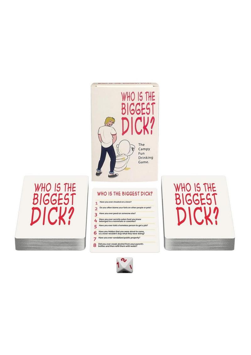 Who is the Biggest Dick? The Campy Drinking Game for Fun Nights
