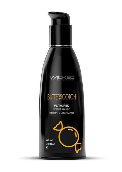 Wicked Aqua Butterscotch Flavored Water Based Lubricant
