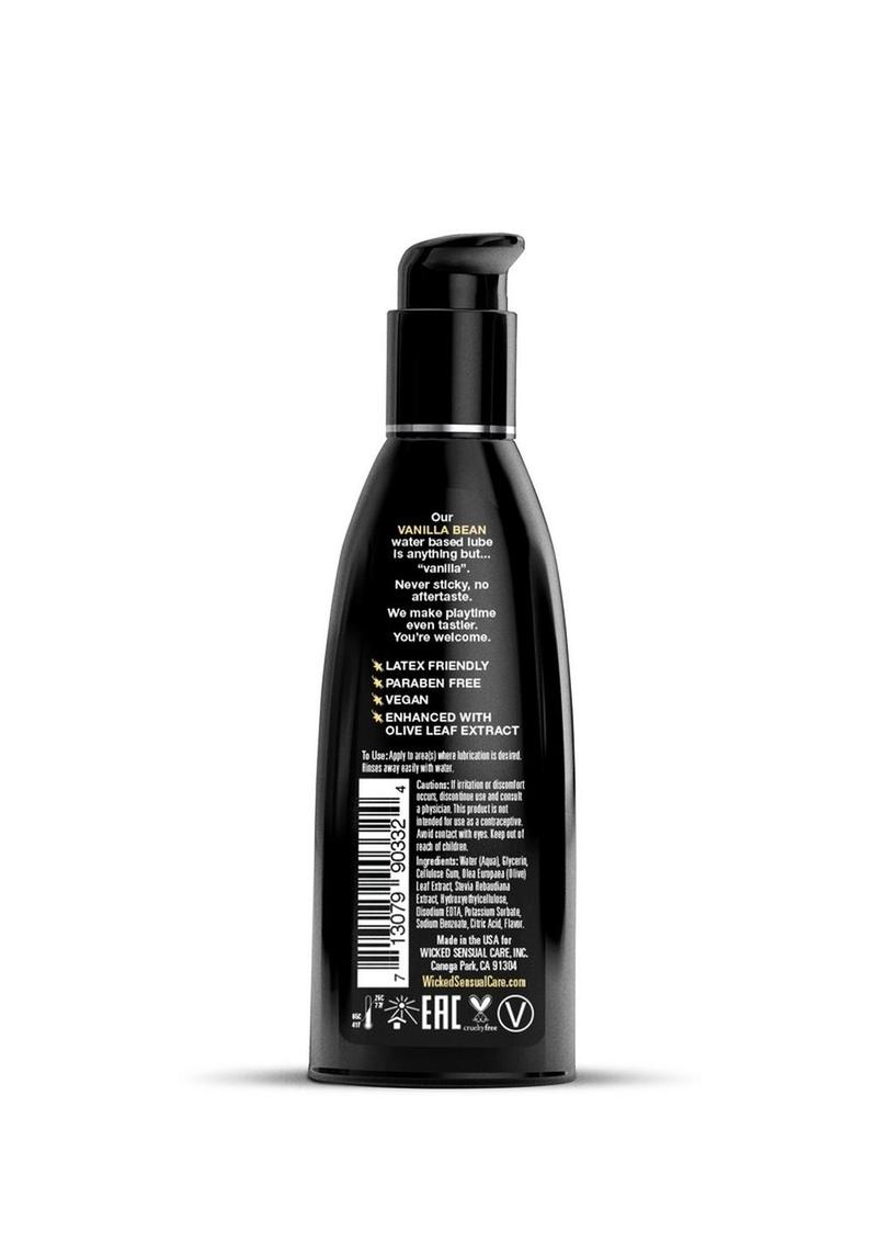Wicked Vanilla Bean Flavored Water Based Lubricant