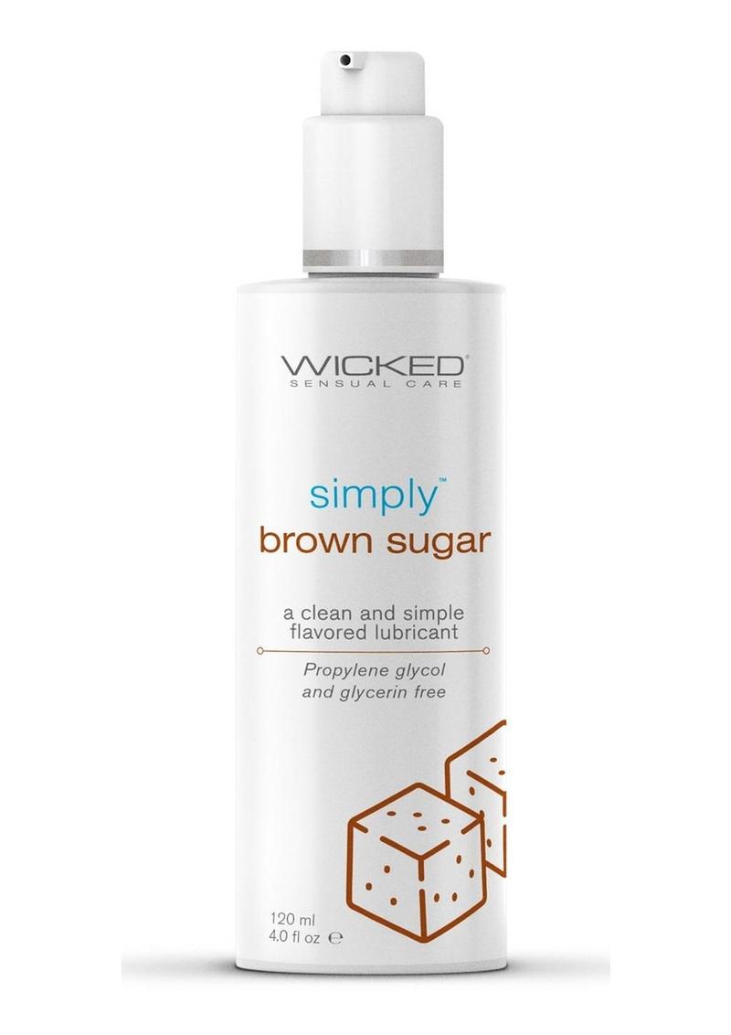 Wicked Simply Brown Sugar Water Based Flavored Lubricant
