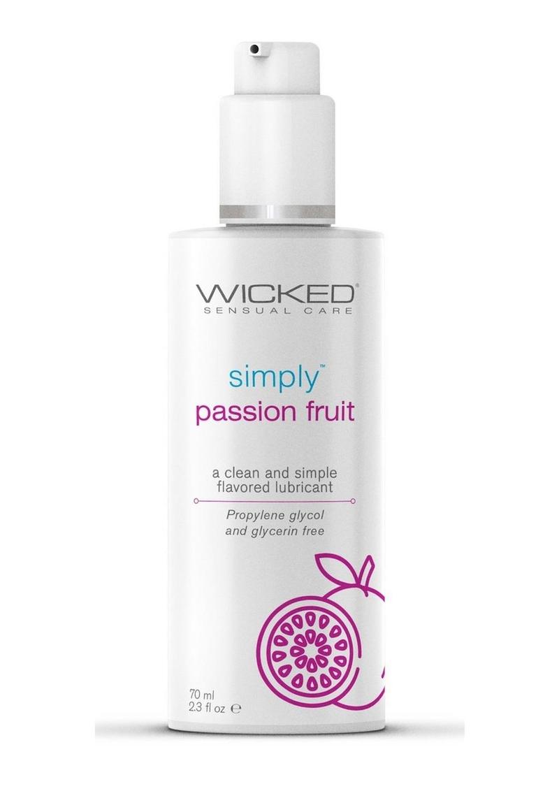 Wicked Simply Passion Fruit Water Based Flavored Lubricant