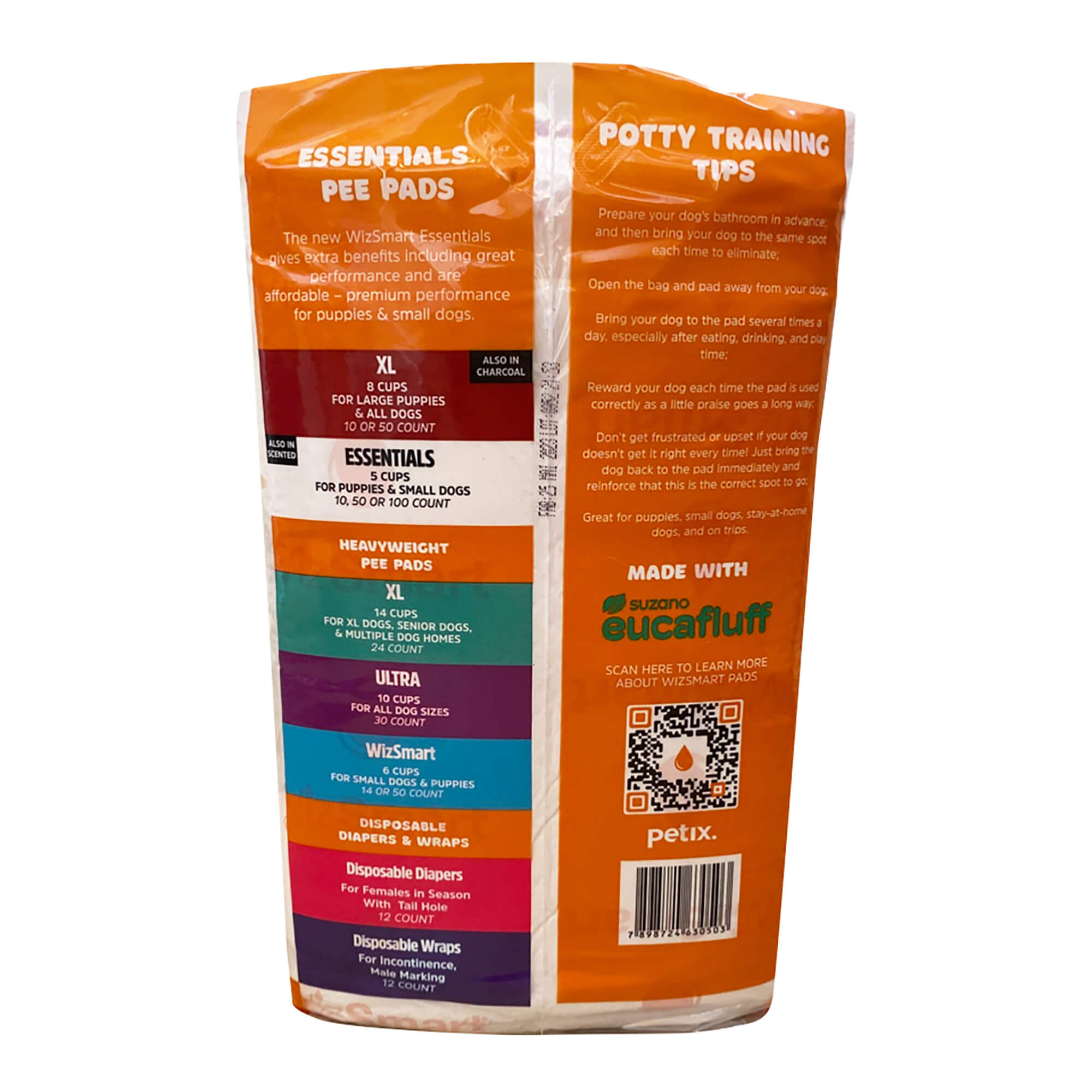 WizSmart Essentials Training Pads with Attractant for Dogs &amp; Puppies, XL