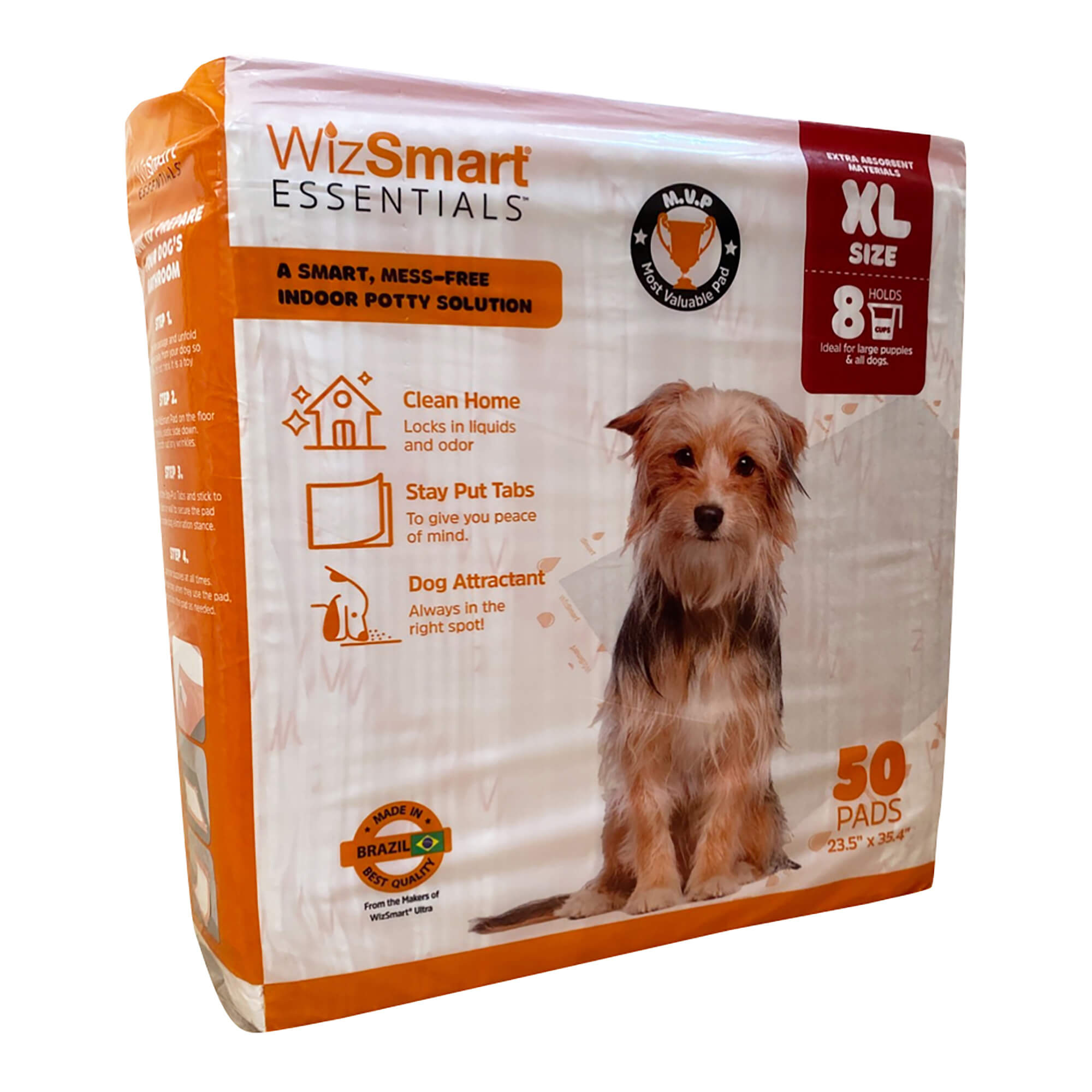 WizSmart Essentials Training Pads with Attractant for Dogs &amp; Puppies, XL