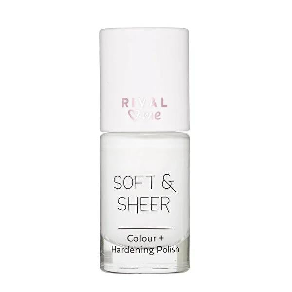 Rival Loves Me Soft &amp; Sheer Nail Polish No.01 Vanilla Shake - Nourishing, Semi-Permanent, Sheer Finish