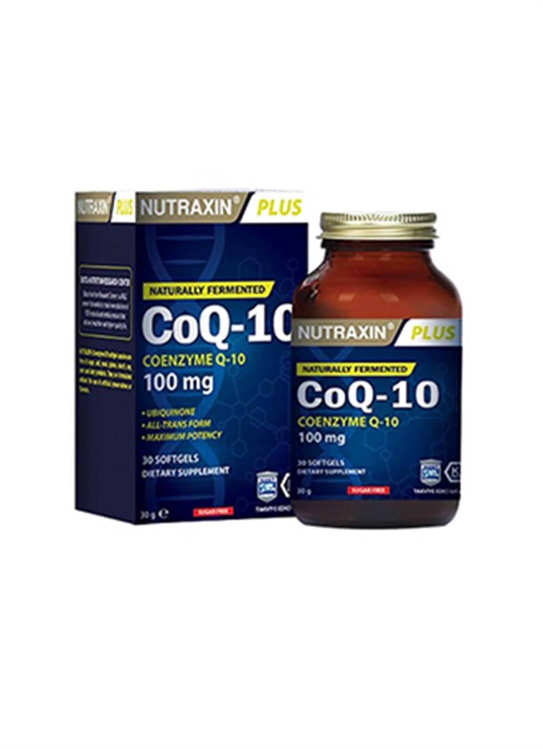 Nutraxin CoQ10 100mg Supplement: Boost Energy &amp; Support Heart Health - 30 Softgels
