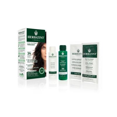 Herbatint 3N Dark Chestnut Hair Dye: Natural, Ammonia &amp; Paraben Free Gray Coverage &amp; Sensitive Scalp Formula - 4.06 fl oz