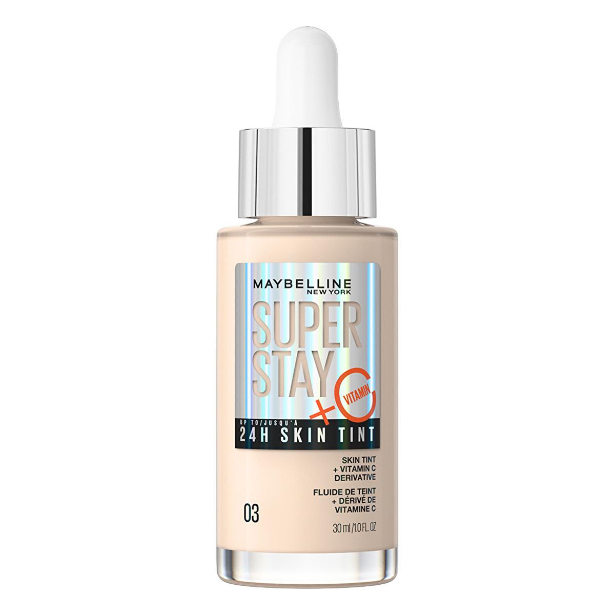 Maybelline Super Stay Skin Tint Foundation: Vitamin C for Radiant, Healthy Skin &amp; Long-Lasting Complexion Perfection