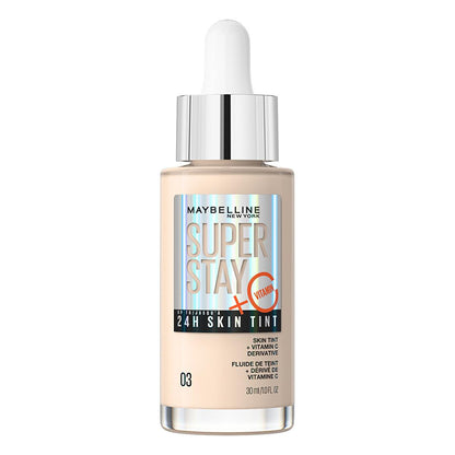 Maybelline Super Stay Skin Tint Foundation: Vitamin C for Radiant, Healthy Skin &amp; Long-Lasting Complexion Perfection