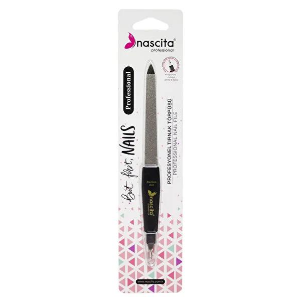 Nascita Nail Care Tool Set - Gentle Nail File &amp; Cuticle Pusher for Manicure &amp; Pedicure - 17 cm