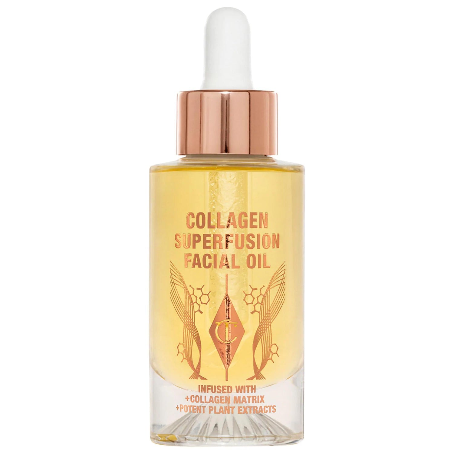 Drunk Elephant Collagen Superfusion Firming &amp; Plumping Facial Oil - Anti-Aging Skincare with Collagen Complex &amp; Vitamins A, E