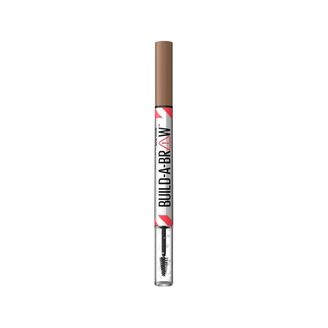 Maybelline New York Build a Brow 2-in-1 Eyebrow Pencil and Gel Soft Brown - Convenient 2-in-1 Eyebrow Makeup Solution