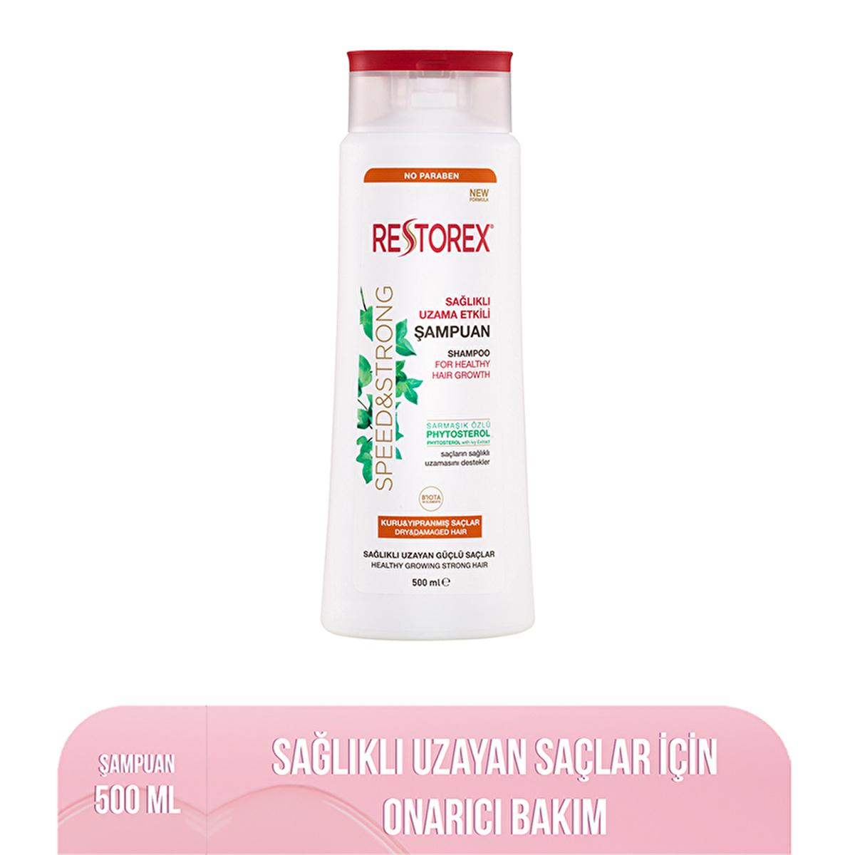 Restorex Hair Care Shampoo for Dry &amp; Damaged Hair - Nourishing, Moisturizing, Promoting Healthy Growth