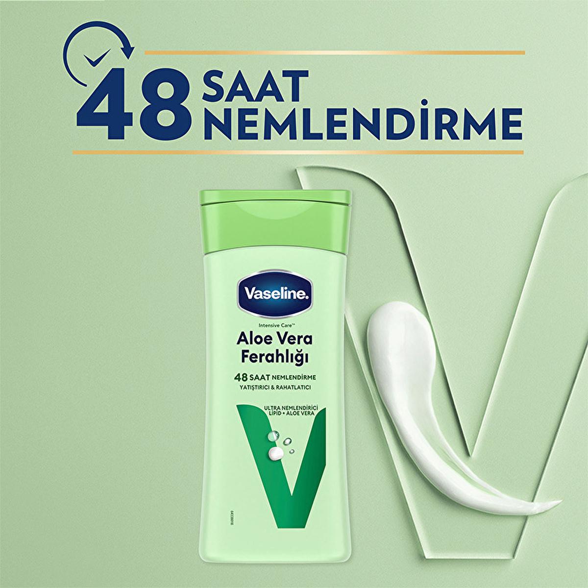 Vaseline Aloe Vera Body Lotion - 48 Hour Moisturization for Dry Skin - Non-Greasy &amp; Dermatologically Tested