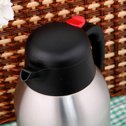 Cooker Stainless Steel Thermos 2L - Insulated Flask for Hot &amp; Cold Drinks, Durable &amp; Long-Lasting
