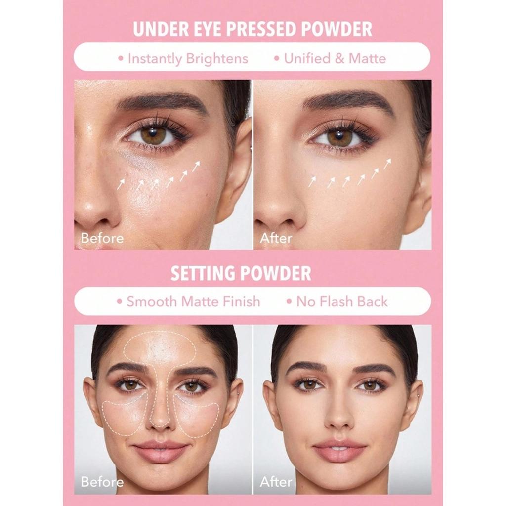 Sheglam Insta Ready Powder Duo Matte Pink 01 Bubblegum