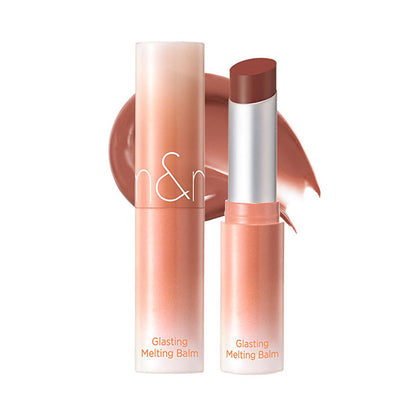 rom&amp;nd Glasting Melting Balm, Vegan Lip Balm with Moisturizing Oils - Colorful, Non-Greasy &amp; Shiny Finish