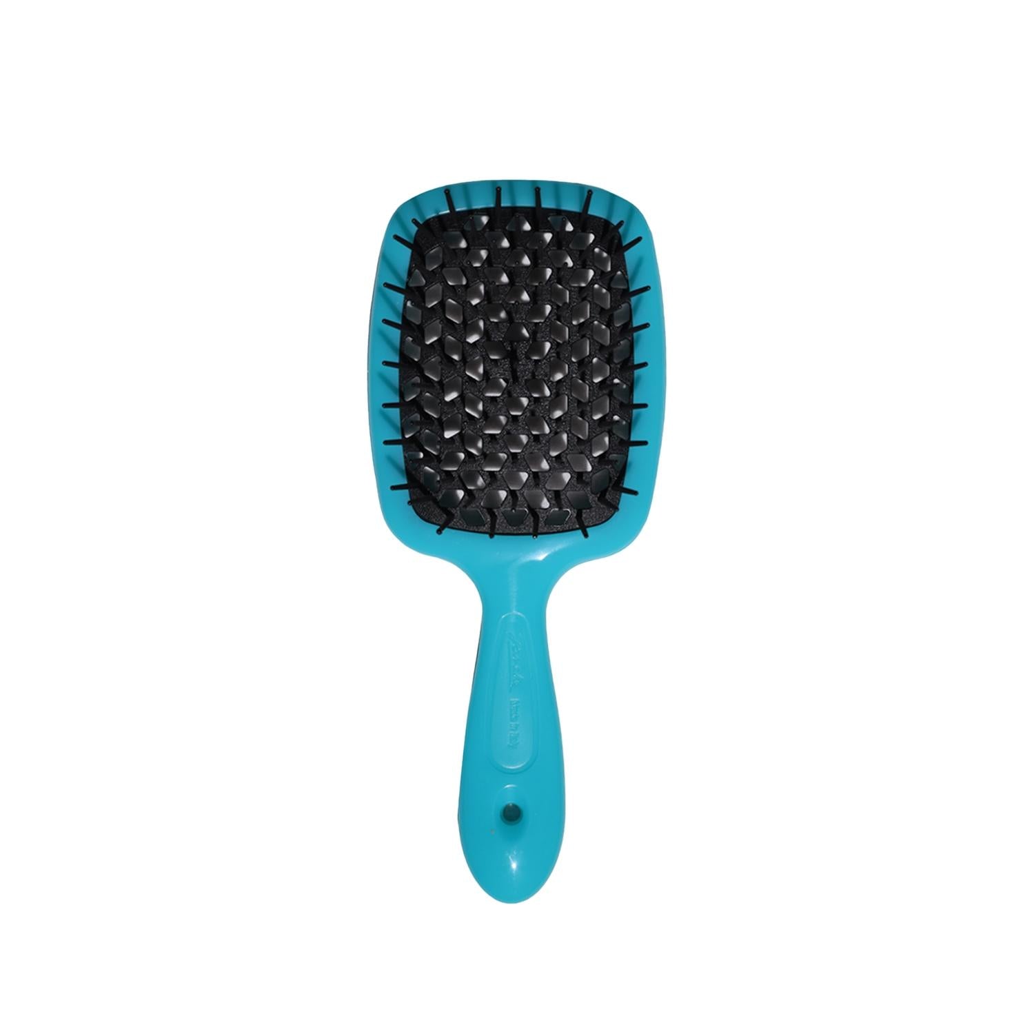 Janeke Superbrush Detangling Hairbrush Turquoise &amp; Black