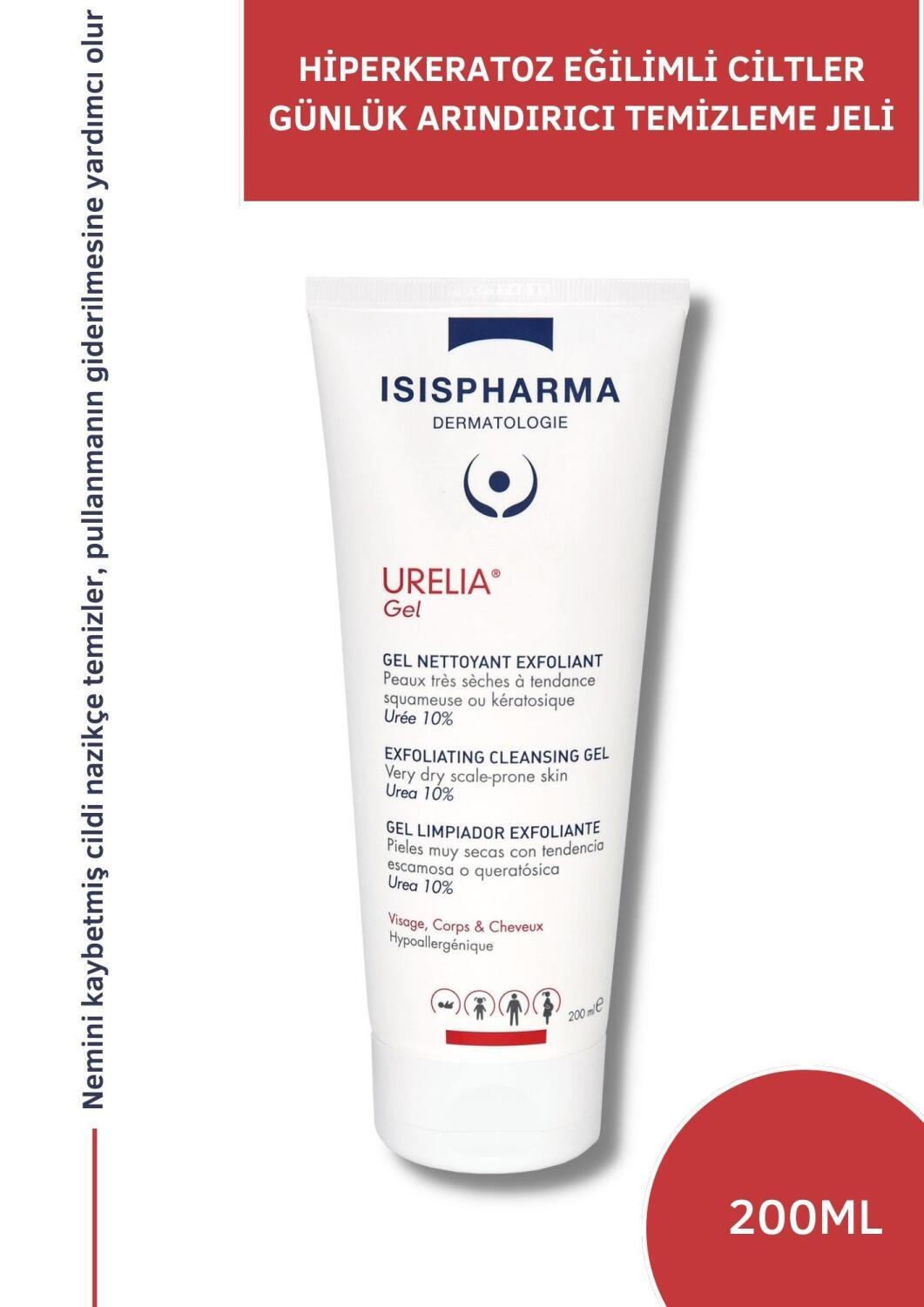 Isis Urelia Gel Cleanser For Face, Hair &amp; Body - 200ml, Gentle &amp; Versatile Sensitive Skin Care