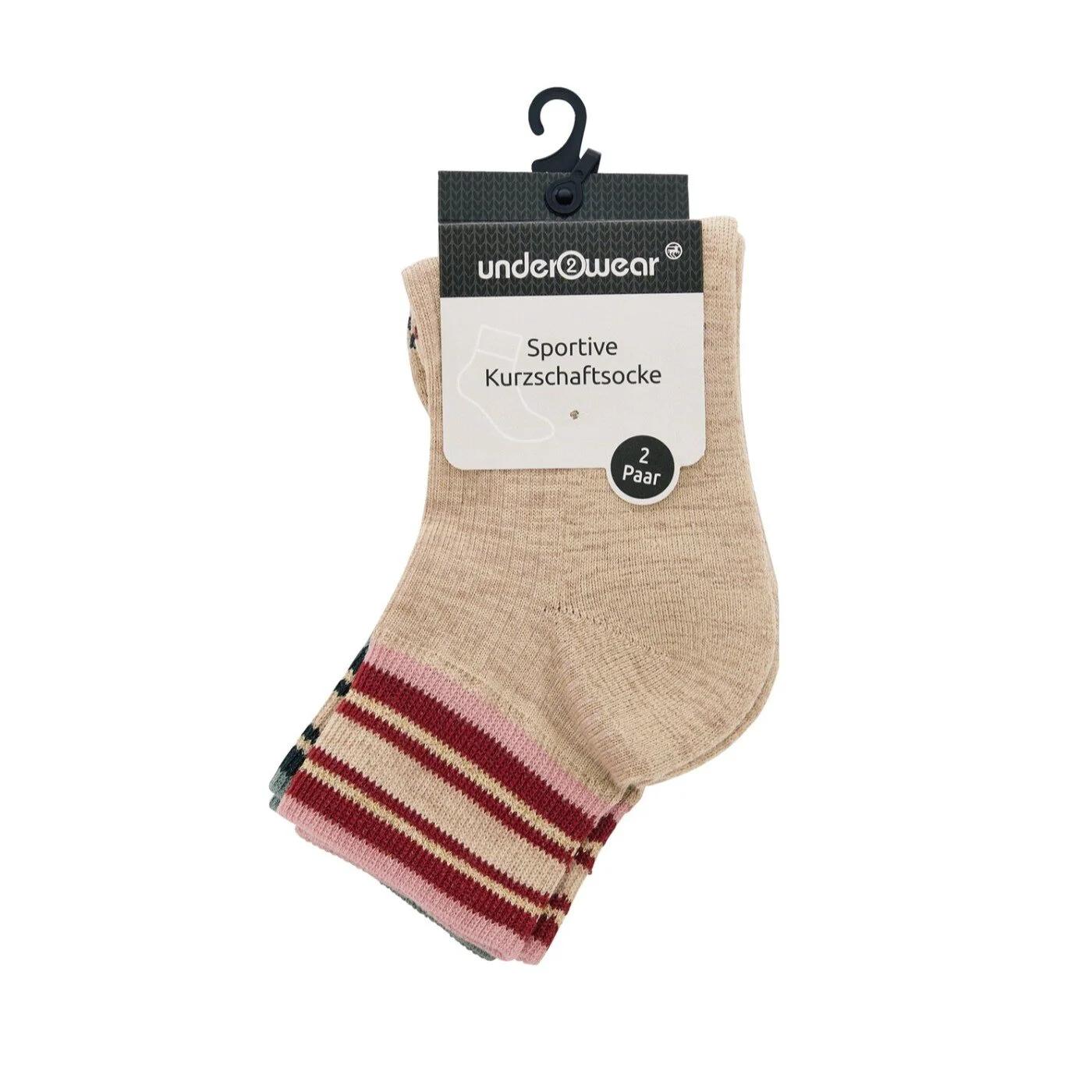 Essentials Comfort Crew Socks 2-Pack for Daily Wear