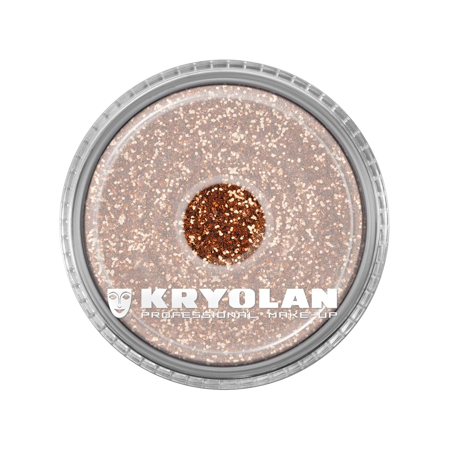 Kryolan Polyester Glimmer Medium Copper Glitter 4g
