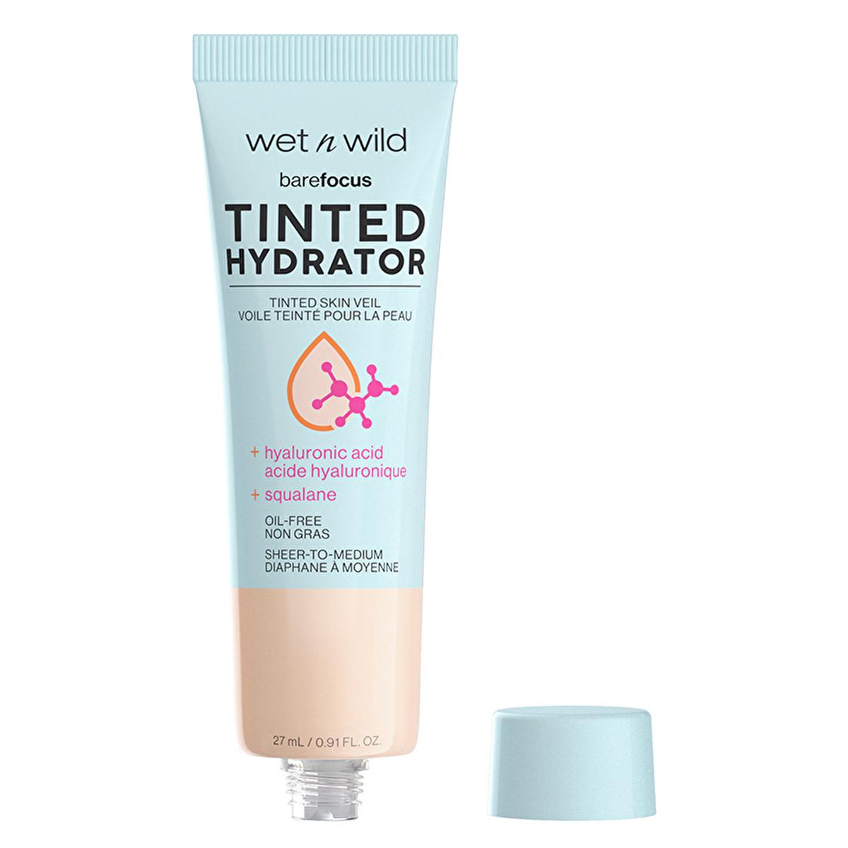 wet n wild Bare Focus Tinted Hydrator: Light-Medium Coverage, Hydrating, Natural Dewy Finish - Vegan &amp; Long-Lasting