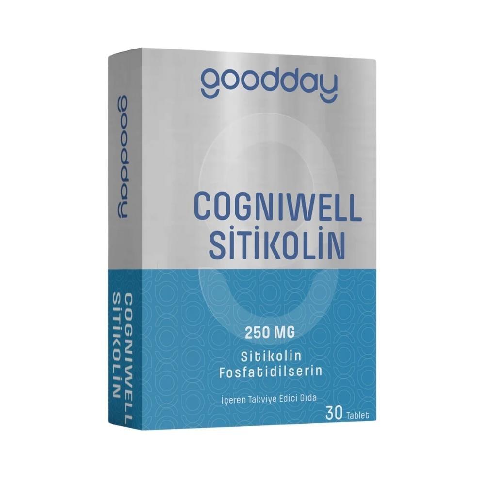 Goodday Cogniwell Citicoline &amp; Phosphatidylserine Supplement Tablets for Cognitive Support - 30 Count
