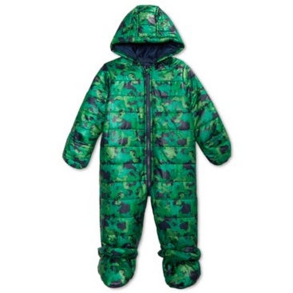 First Impressions Baby Boys Hooded Footed Bunting Snowsuit