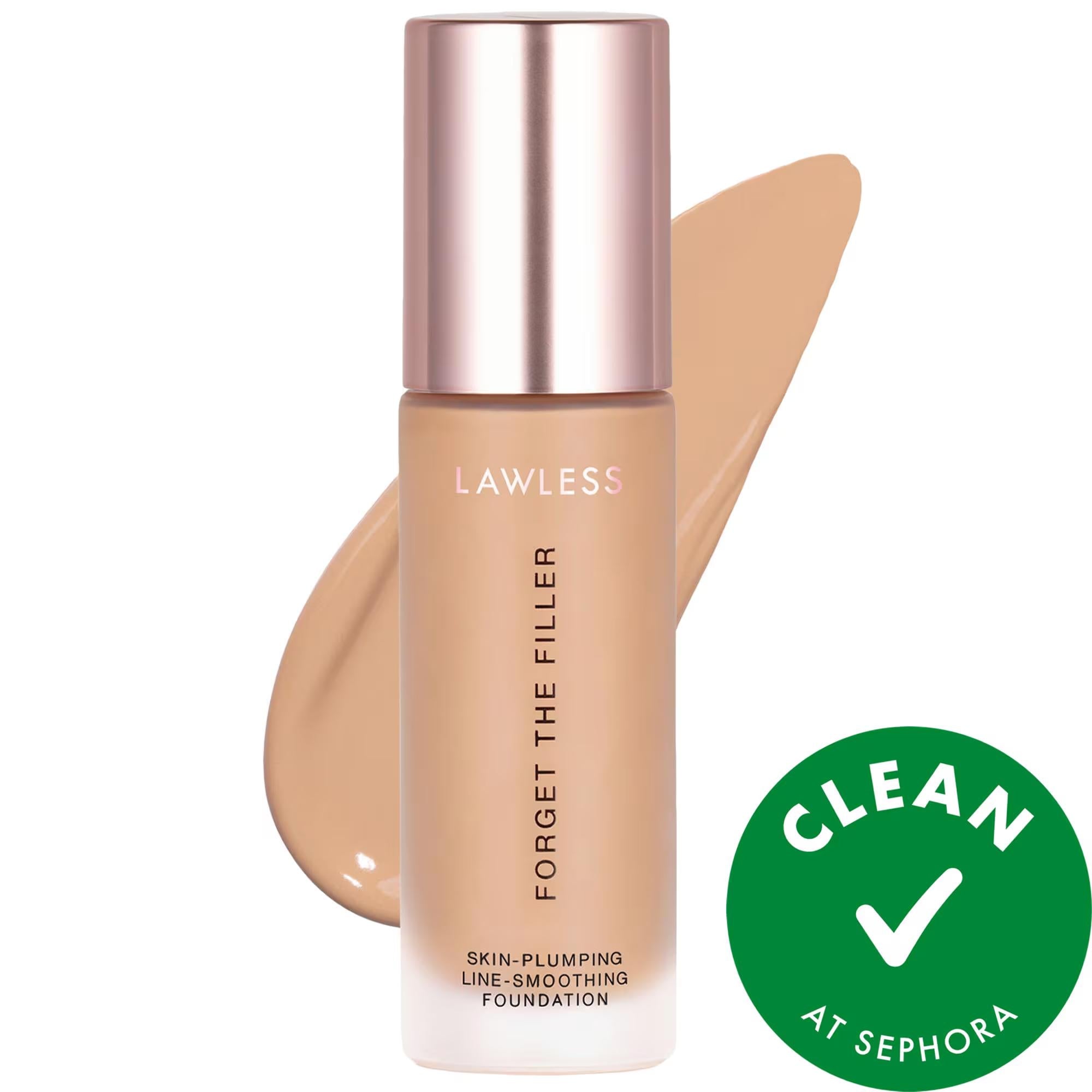 Forget The Filler Skin-Plumping: Full Coverage Foundation for Anti-Aging, Smoothing, Vegan &amp; Cruelty-Free Beauty