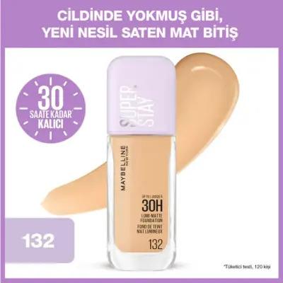 Maybelline New York Lumi Matte Foundation 132 - Matte Foundation Makeup for Natural Finish, Lightweight &amp; Long-Lasting