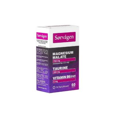 Sorvagen Magnesium Malate - Taurine &amp; B6 | 60 Tablets