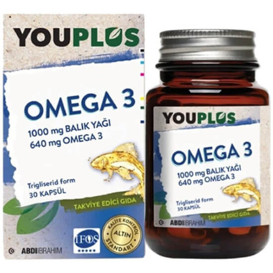 Youplus Omega 3 Dietary Supplement 30 Capsules