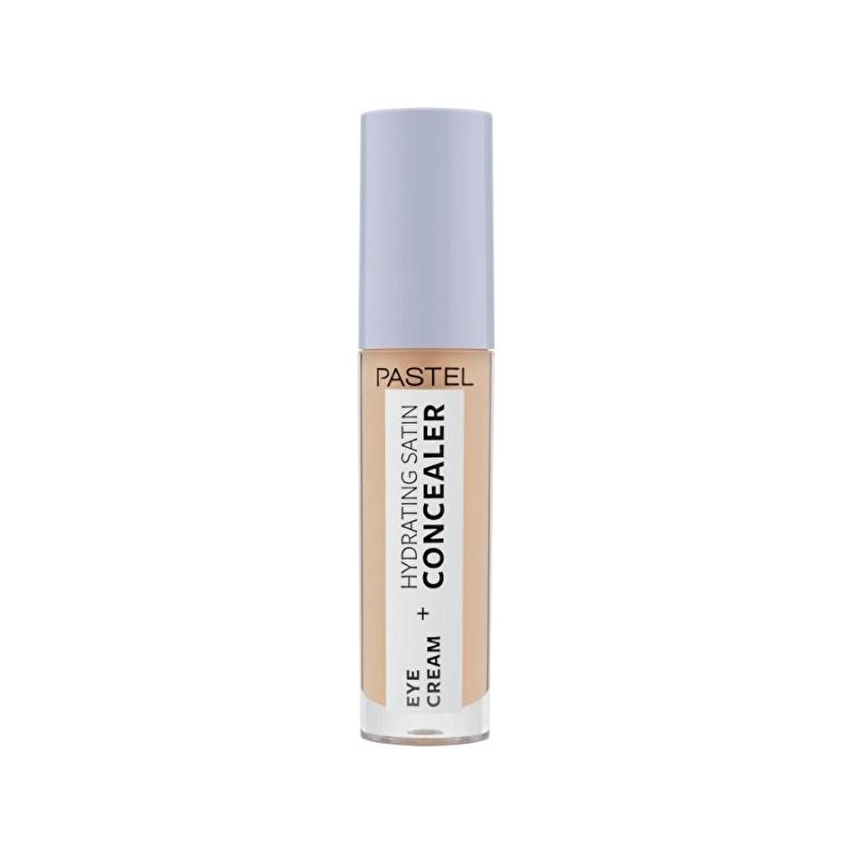 Pastel Makeup Eye Cream + Hydrating Satin Concealer: Brighten &amp; Conceal Dark Circles - 24H Hydration for Radiant Eyes