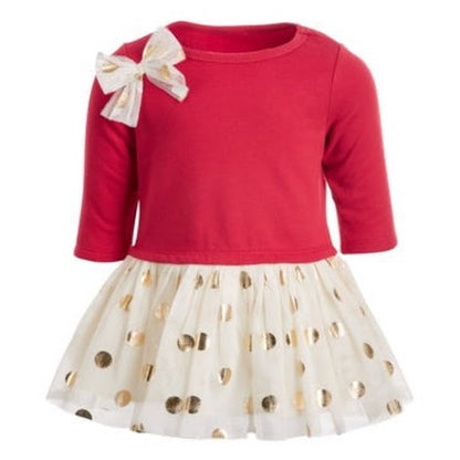 First Impressions Baby Girls Bow and Tulle Tutu Dress