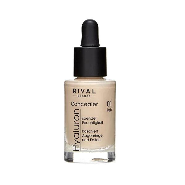 Rival De Loop Liquid Concealer with Hyaluron - Natural Finish for Fair Skin Tones