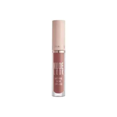 Golden Rose Nude Look Natural Shine Lip Gloss - Peachy Nude Shade for Natural Lip Color &amp; Moisturizing