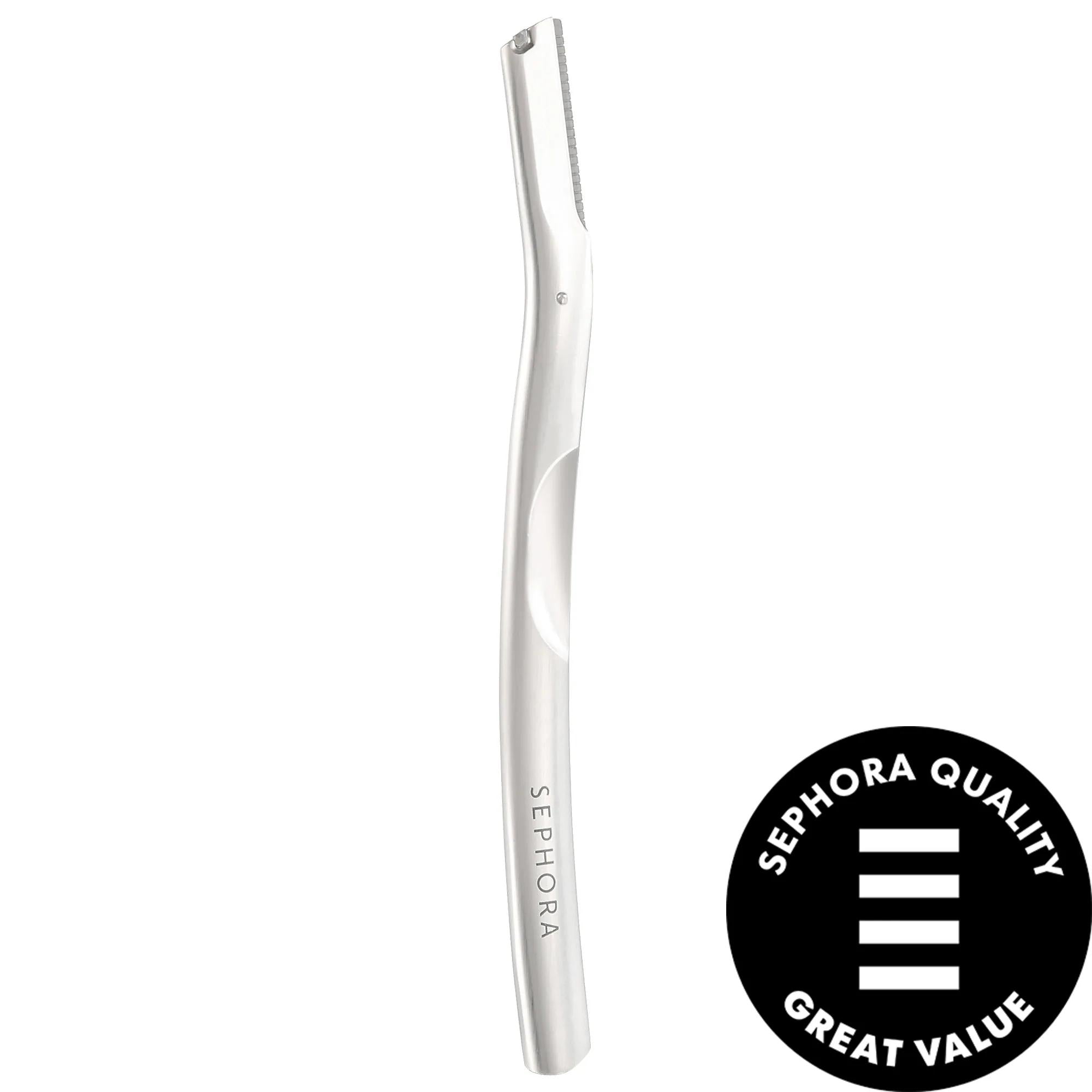 Metal Facial Razor - Achieve Smooth Skin: Dermaplaning Tool for Peach Fuzz &amp; Hair Removal, Replaceable Blades