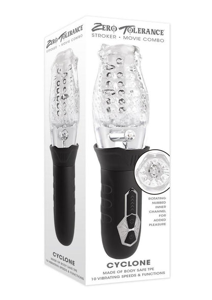 Zero Tolerance Cyclone Rechargeable Stroker 10 Vibrations And Rotating