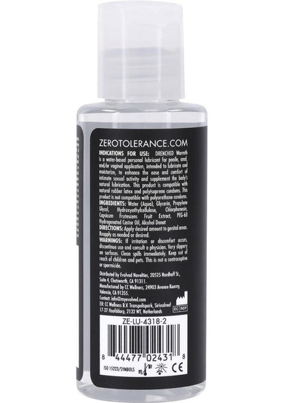 Zero Tolerance Drenched Warmth Water-Based Lubricant