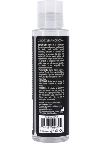 Zero Tolerance Drenched Warmth Water-Based Lubricant