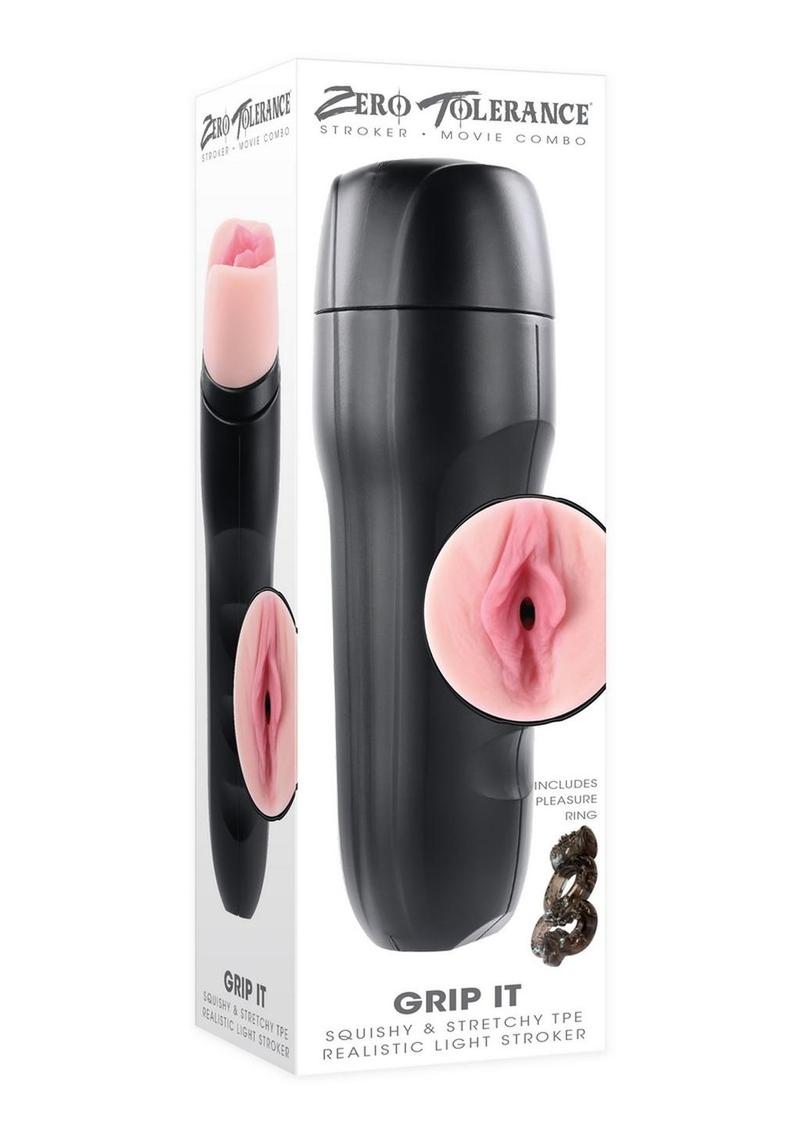 Zero Tolerance Grip It Realistic Dark Stroker Squishy Stretchy TPE