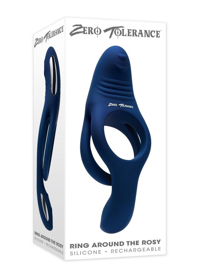 Zero Tolerance Ring Around Rosy Rechargeable Silicone Double Cock Ring