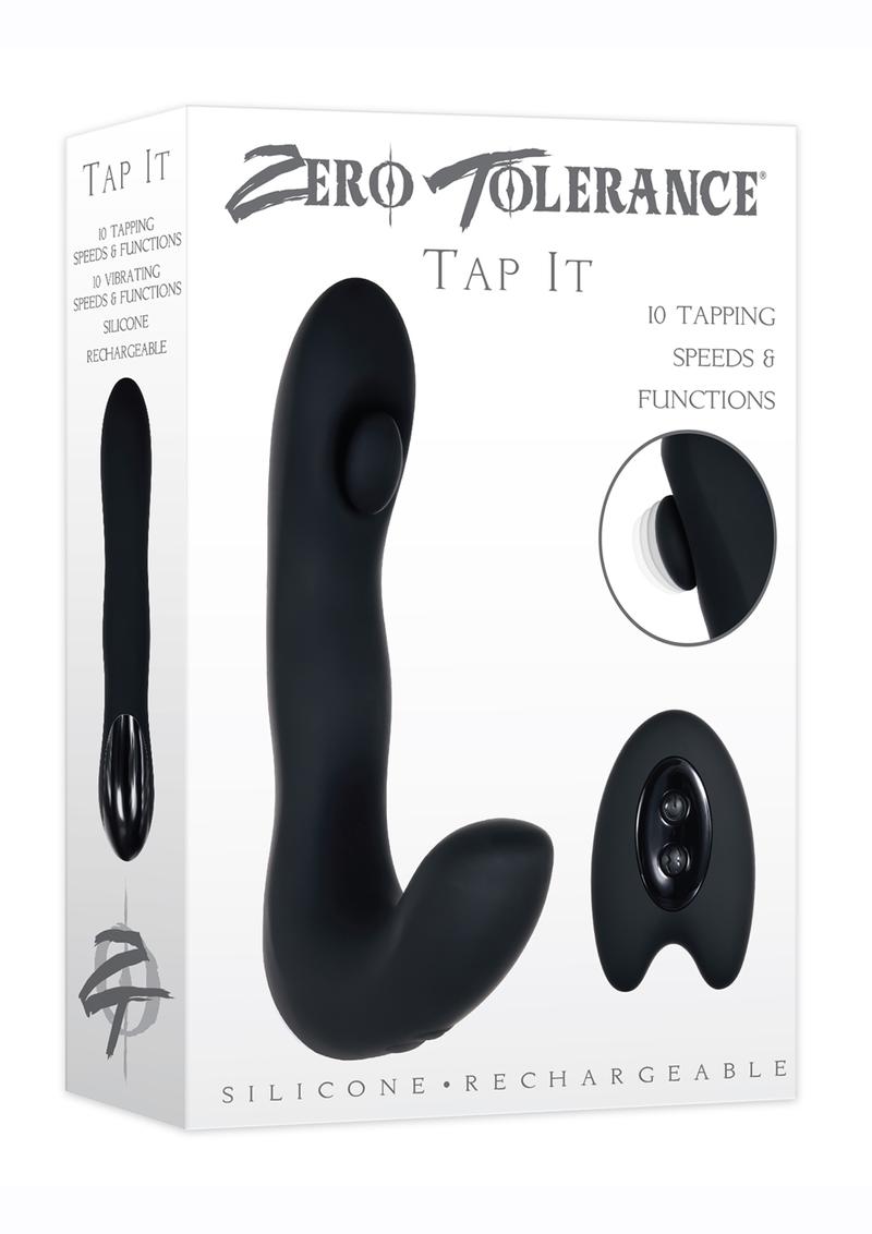 Zero Tolerance Tap It Silicone Rechargeable Prostate Massager