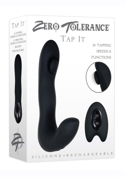 Zero Tolerance Tap It Silicone Rechargeable Prostate Massager