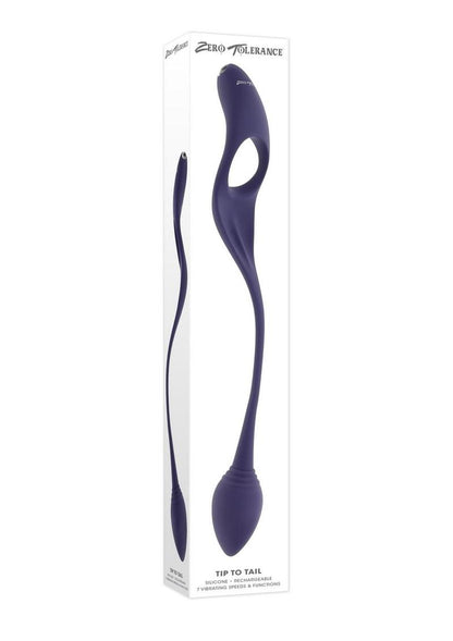 Zero Tolerance Tip to Tail Silicone Cock Ring And Anal Plug