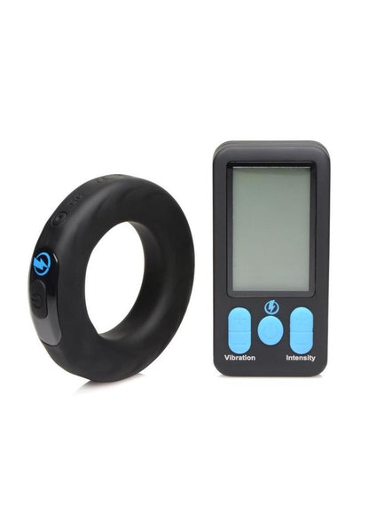 Zeus E-Stim Pro Vibrating And E-Stim Rechargeable Silicone Cock Ring