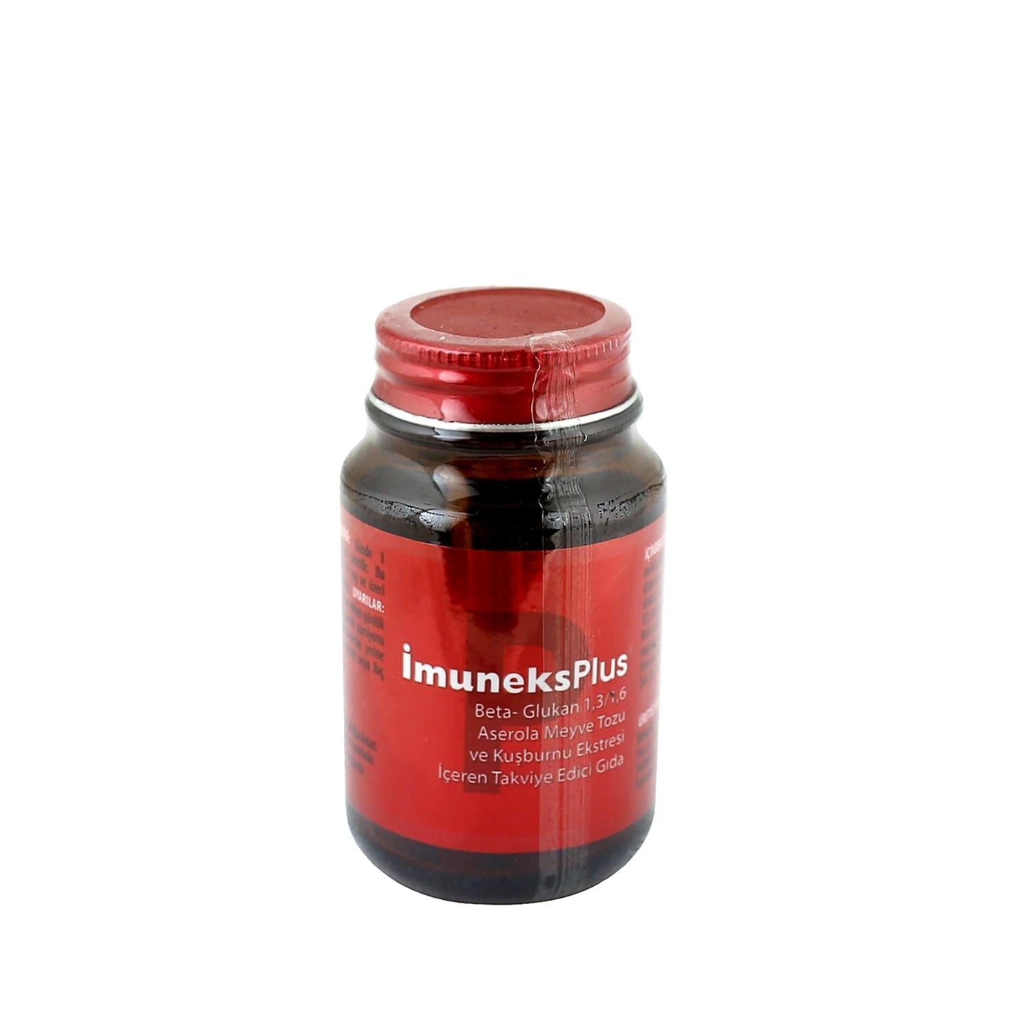 İmuneks Plus - Immune Support Supplement with Beta Glucan &amp; Acerola Cherry - 30 Capsules