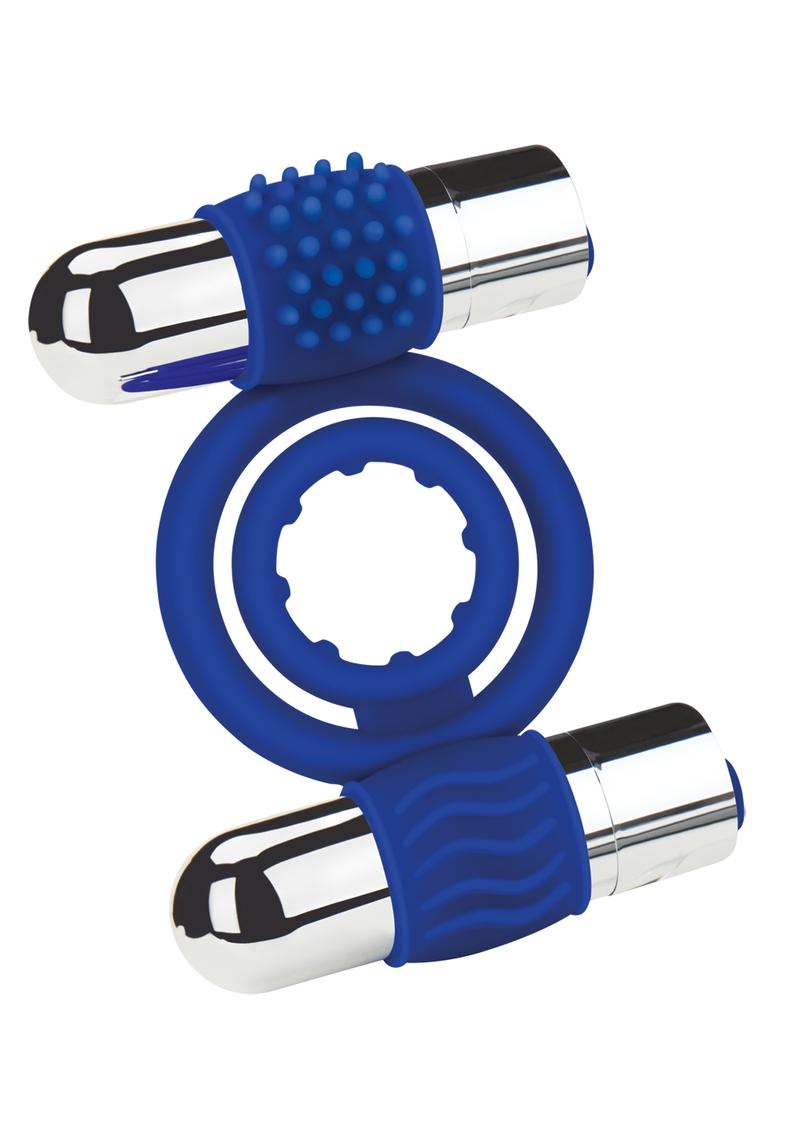 Zolo Duo Adjustable Rechargeable And Waterproof Vibrating C-Ring